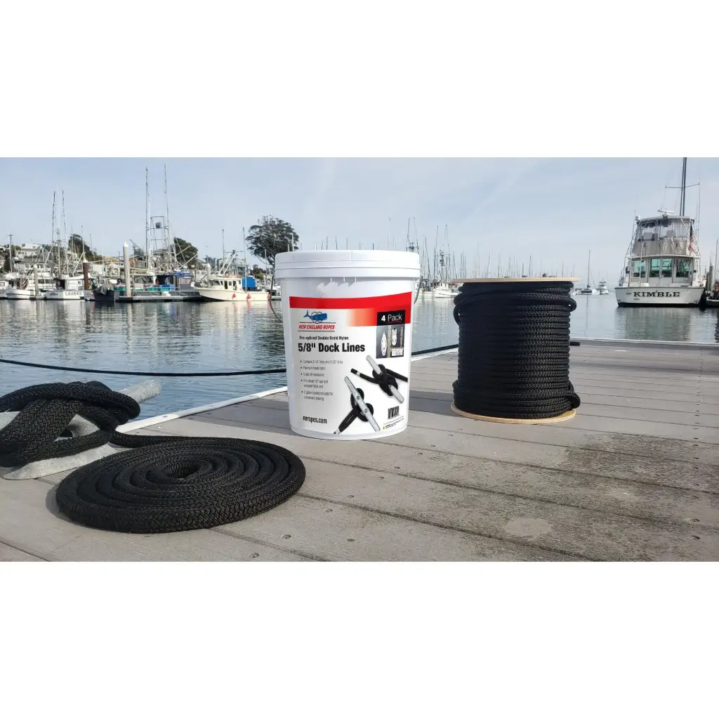 New England Ropes Double Braided Dock Line Bucket