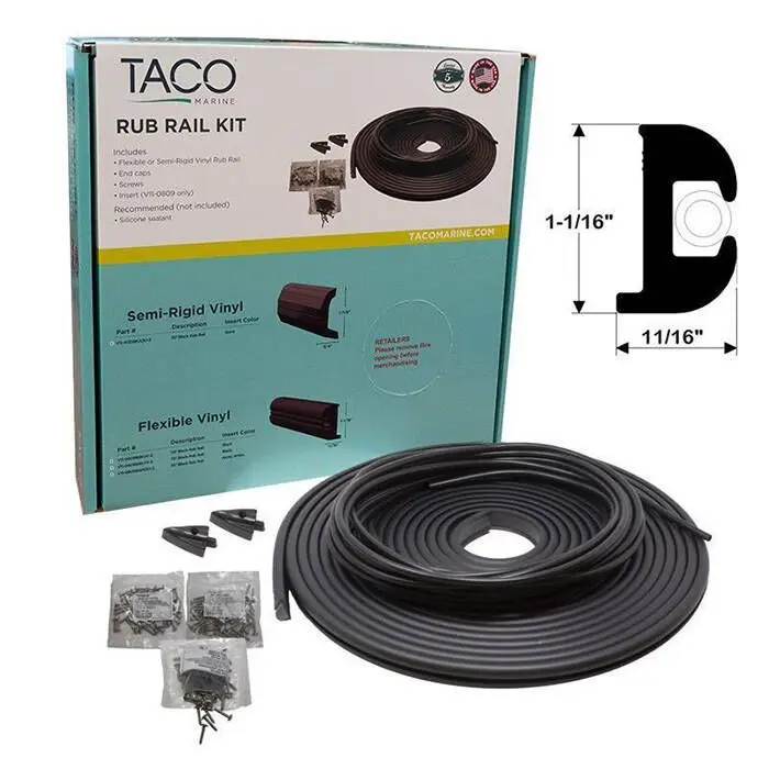 TACO V11-0809 Flexible Vinyl Rub Rail Kit