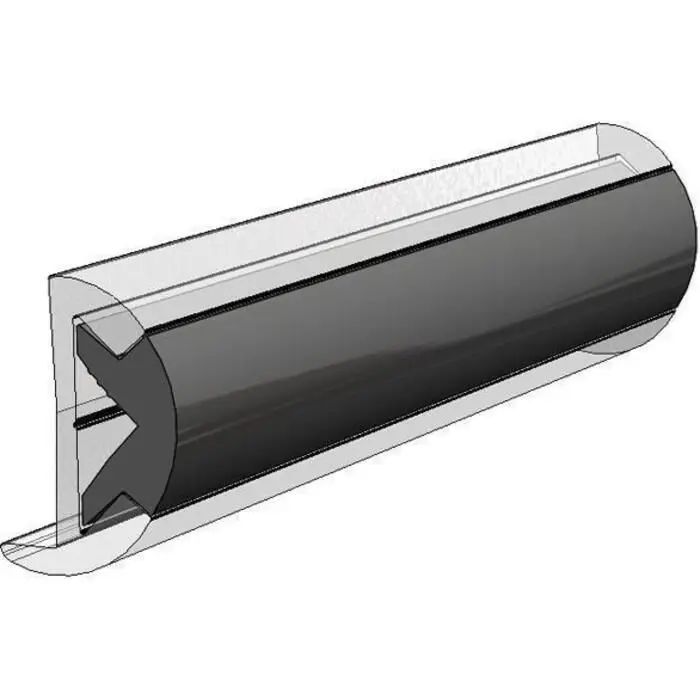 TACO Flexible Vinyl Rub Rail Insert - V12-0342BKA50-1