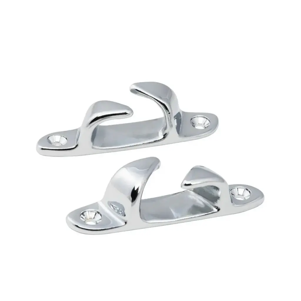 Whitecap Chrome Plated Brass Skene Bow Chocks