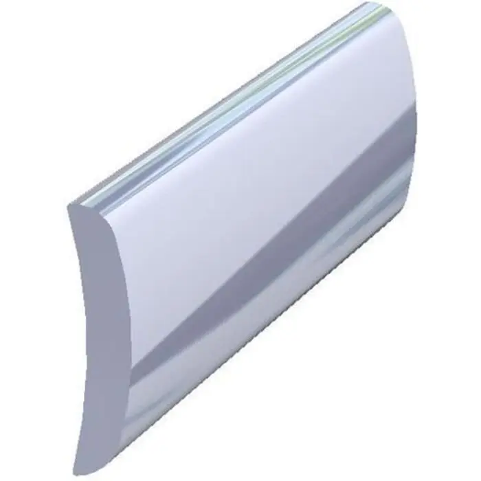 TACO Aluminum Half-Oval Edge Molding - 12' - A51-0104TAL12D-A