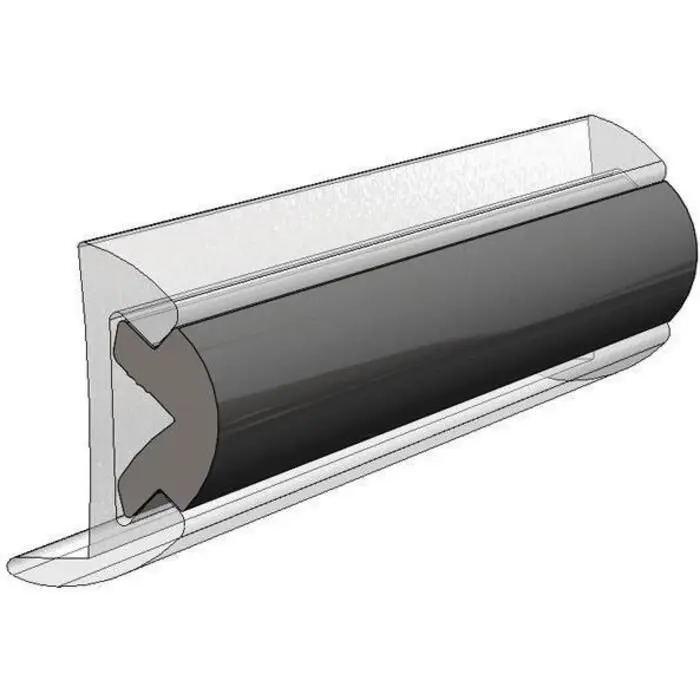 TACO Flexible Vinyl Rub Rail Insert - V12-4155BKA50-1