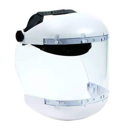 Sellstrom White Plastic Crown and Chin Protector w/ 36040 Fog-Free Window and Ratchet Headgear w/ White Plastic Crown/Chin Protector part no: 31140