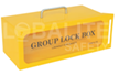 Wall Mount Group Lock Box - Yellow