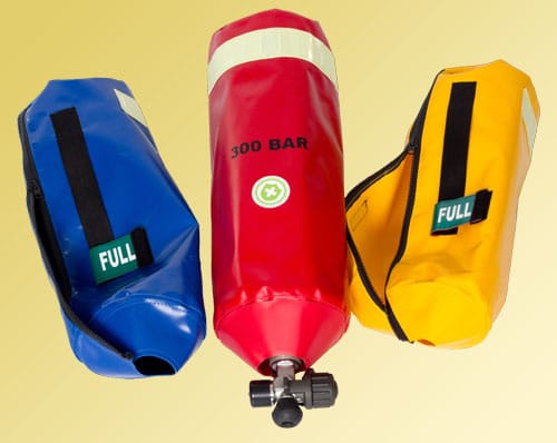 3M Scott Safety Cylinder cover for CYL-FWC-1800 & CYL-FWC-2460 - Red Cordura, model: 038.249.00