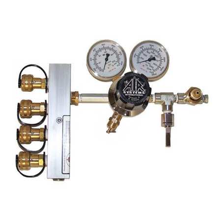 AIR SYSTEMS INTERNATIONAL 4-Outlet Breathing Air Manifold