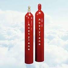 Acetylen for welding, new 10 liter bottle, working pressure 15 bar