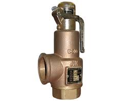 Brass Safety Valve, Base Diameter 25mm, Working Pressure: 10bar