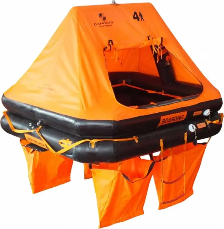 Vali bè cứu sinh 8 người Ocean Safety Standard liferaft 8V