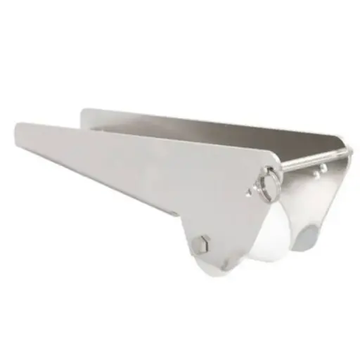 [#872282] Kingston Anchors Stainless Steel BR-23 Electro - Polished Bow Roller - BR23P