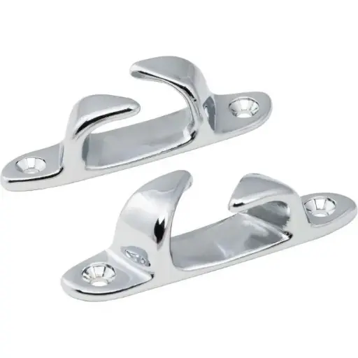 [#888331] Whitecap Brass Skene Bow Chocks (2-Pack)