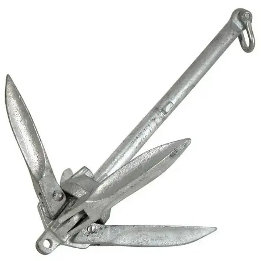 [#888223] Whitecap Galvanized Folding Anchor