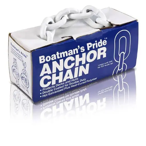 [#859401] Peerless ACCO Boatman's Pride Pre-Cut Anchor Leader Chain - Coated 1/4" - 406980405