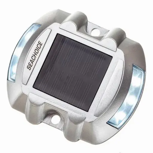 [#1429195] Seachoice LED Round Solar Courtesy Dock Light - 03701
