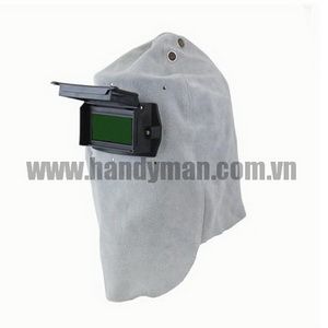 [SELLSTROM.21301] Sellstrom Leather Welding Hood and Ratchet Headgear w/ 2" x 4 1/4" Sel-Snap™ Lift Front part no: 21301