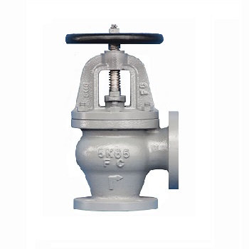 [750219] ANGLE VALVE CAST-IRON FLANGED, F7306 5KG - 100MM