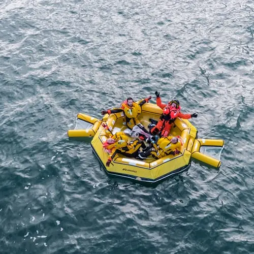 [F7R/7R] Bè cứu sinh tự thổi cho trực thăng Survitec Heliraft F7R